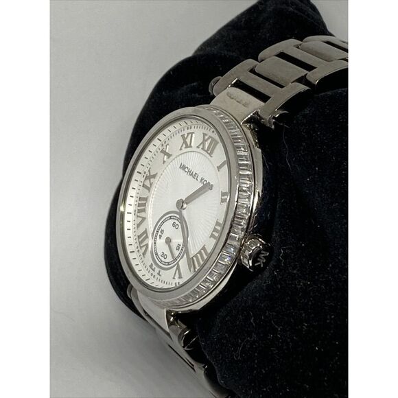 Michael Kors Skylar MK5866 Womens Stainless Steel Analog Dial Quartz Watch JK718 - Picture 4 of 12